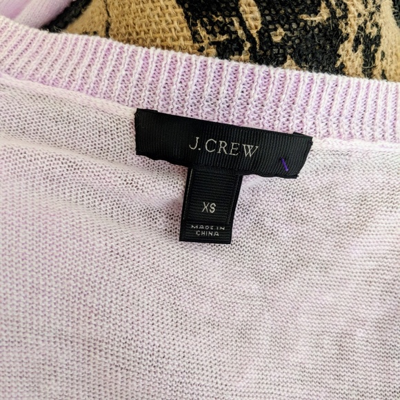 J CREW 100%Linen Pullover Top. Light Pink - Picture 3 of 5